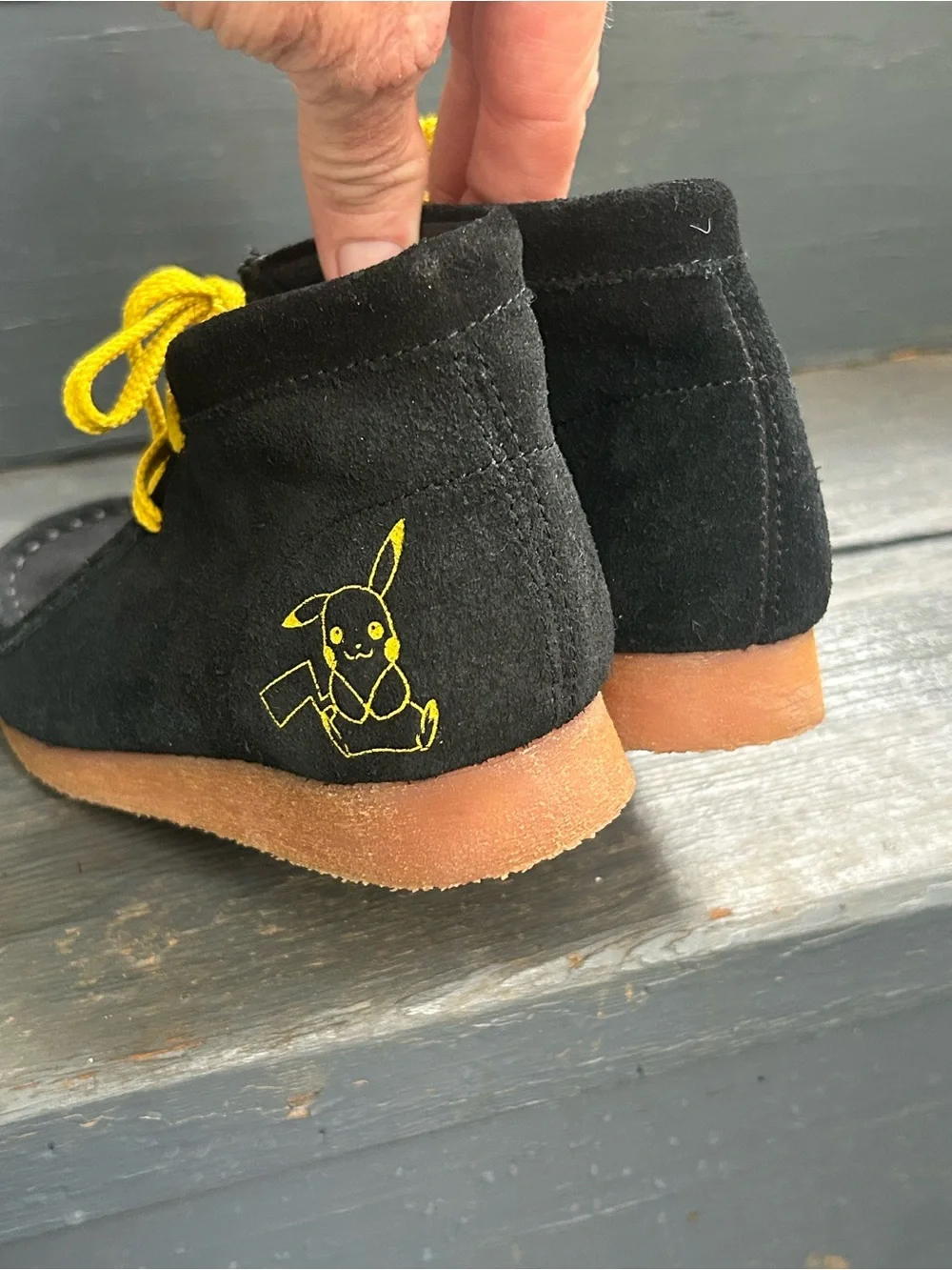Clarks Originals Kids Wallabee Pokémon Edition boots